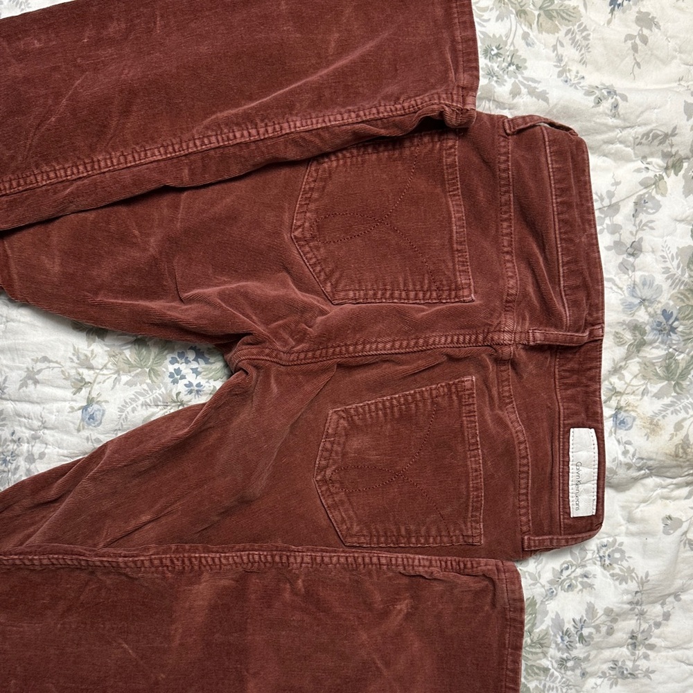 Calvin Klein Terracotta Corduroy Jeans